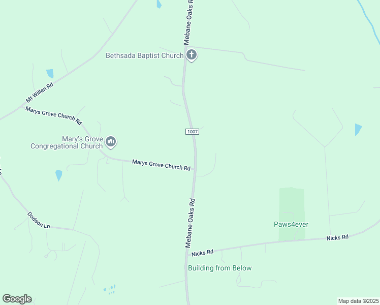 map of restaurants, bars, coffee shops, grocery stores, and more near 4631 Mebane Oaks Road in Mebane