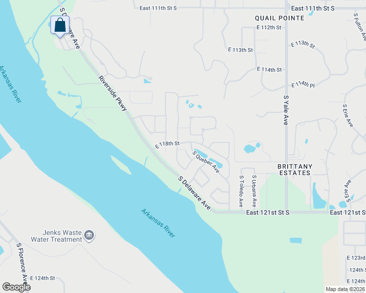 map of restaurants, bars, coffee shops, grocery stores, and more near 11806 South Pittsburg Avenue in Tulsa