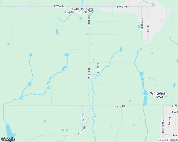 map of restaurants, bars, coffee shops, grocery stores, and more near 33017 East 707 Road in Wagoner