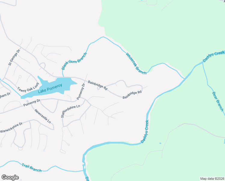 map of restaurants, bars, coffee shops, grocery stores, and more near 336 Bainbridge Road in Crossville