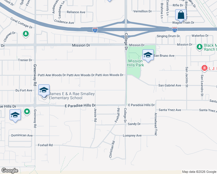 map of restaurants, bars, coffee shops, grocery stores, and more near 630 Du Fort Avenue in Henderson