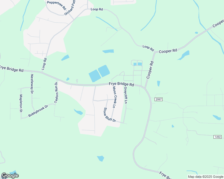 map of restaurants, bars, coffee shops, grocery stores, and more near 5304 Moss Creek Lane in Clemmons