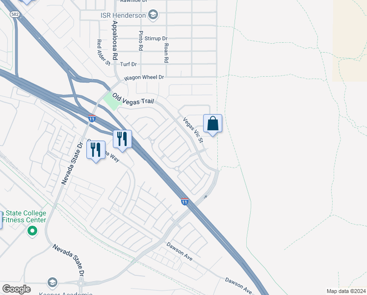 map of restaurants, bars, coffee shops, grocery stores, and more near 1591 Buffalo Brubaker Lane in Henderson