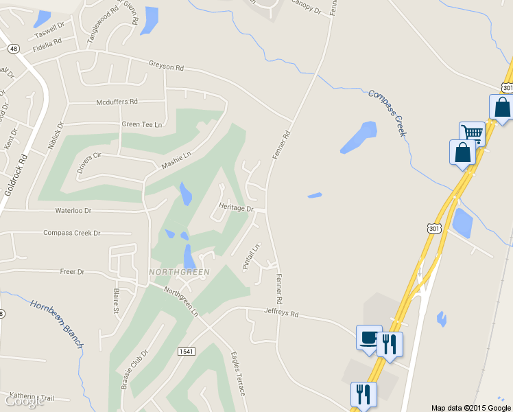 map of restaurants, bars, coffee shops, grocery stores, and more near 100 Browning Lane in Rocky Mount