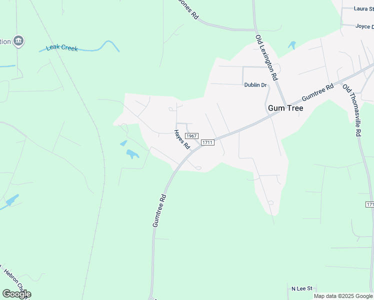 map of restaurants, bars, coffee shops, grocery stores, and more near 1845 Gumtree Road in Winston-Salem