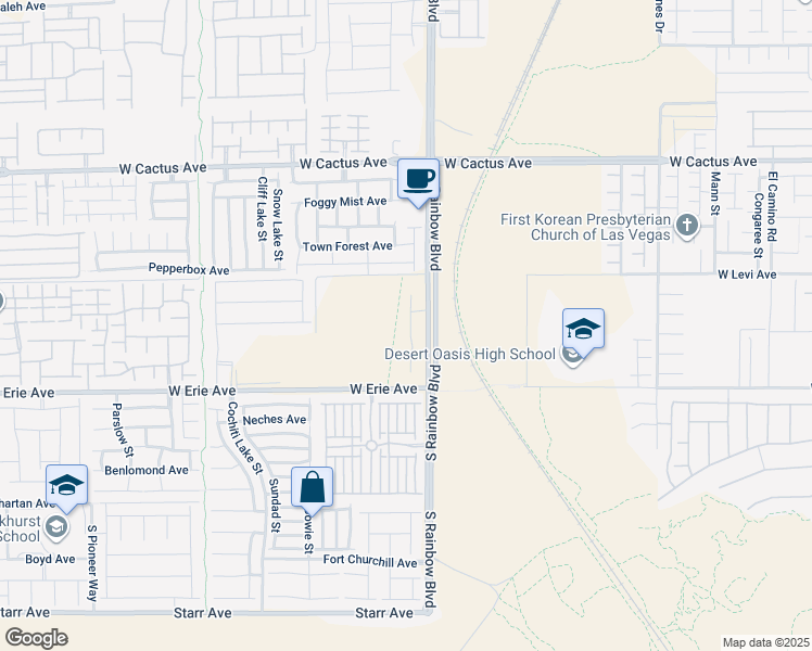 map of restaurants, bars, coffee shops, grocery stores, and more near 10797 Passion Heights Street in Las Vegas