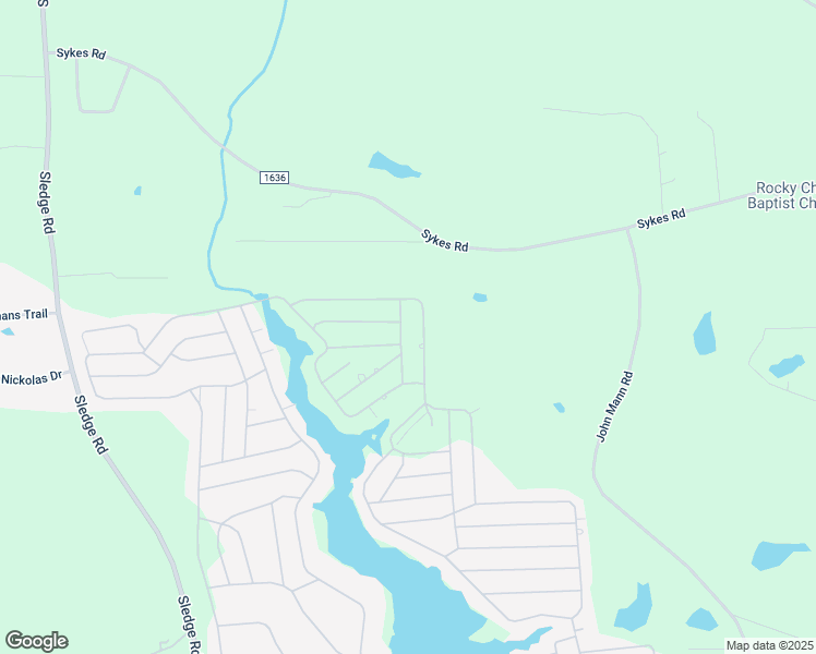 map of restaurants, bars, coffee shops, grocery stores, and more near 118 Fox Drive in Louisburg