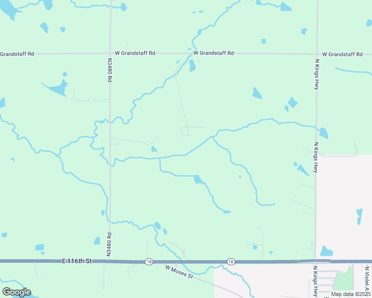 map of restaurants, bars, coffee shops, grocery stores, and more near 1605 Cates Drive in Cushing