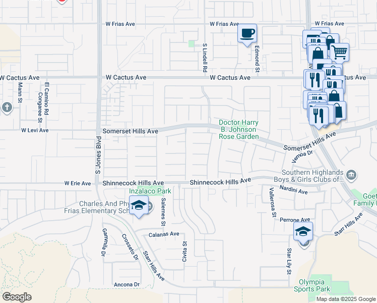map of restaurants, bars, coffee shops, grocery stores, and more near 10738 Tapestry Winds Street in Las Vegas