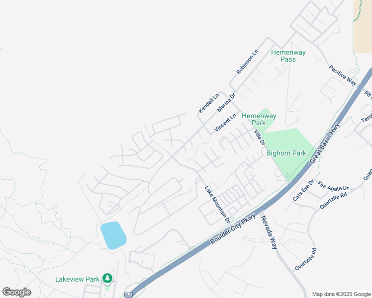 map of restaurants, bars, coffee shops, grocery stores, and more near 683 Marina Drive in Boulder City