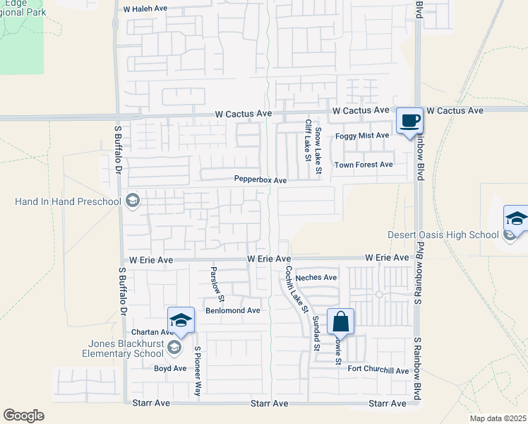 map of restaurants, bars, coffee shops, grocery stores, and more near 10755 Morning Frost Street in Las Vegas