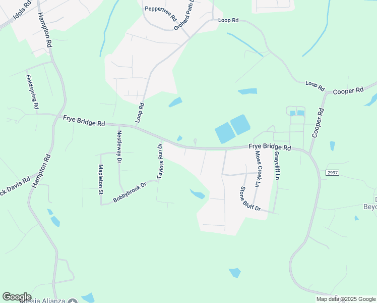 map of restaurants, bars, coffee shops, grocery stores, and more near 5945 Frye Bridge Road in Clemmons