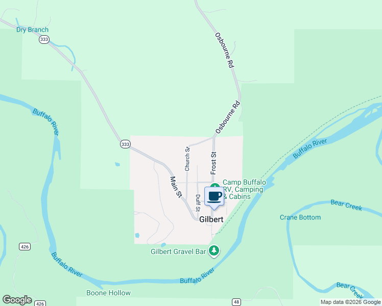 map of restaurants, bars, coffee shops, grocery stores, and more near Church Street in Gilbert