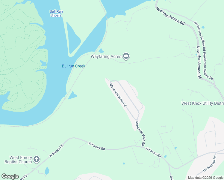 map of restaurants, bars, coffee shops, grocery stores, and more near 4018 Mountain Vista Road in Knoxville