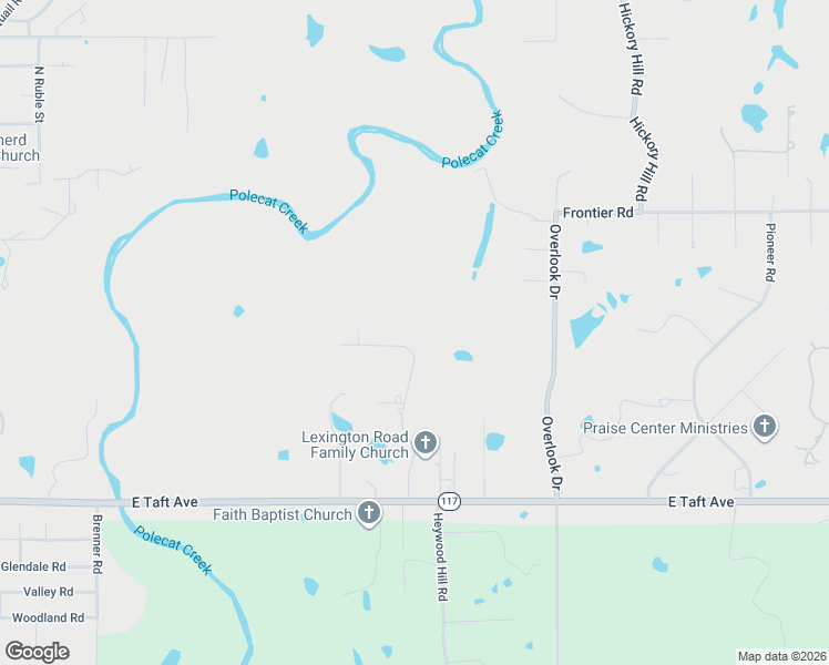map of restaurants, bars, coffee shops, grocery stores, and more near 537 Lexington Road in Sapulpa