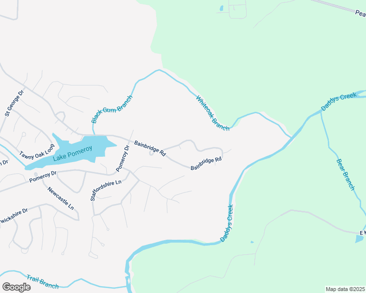 map of restaurants, bars, coffee shops, grocery stores, and more near 438 Bainbridge Road in Crossville