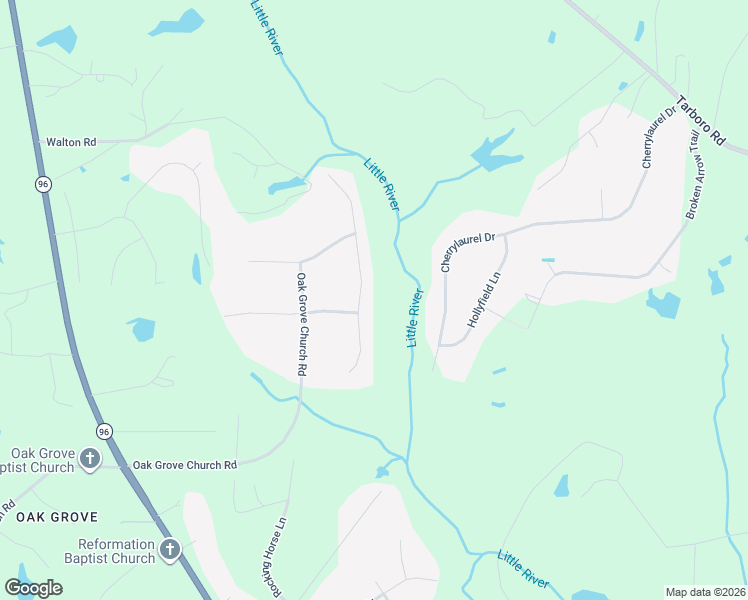 map of restaurants, bars, coffee shops, grocery stores, and more near 180 Rivers Edge Dr in Youngsville