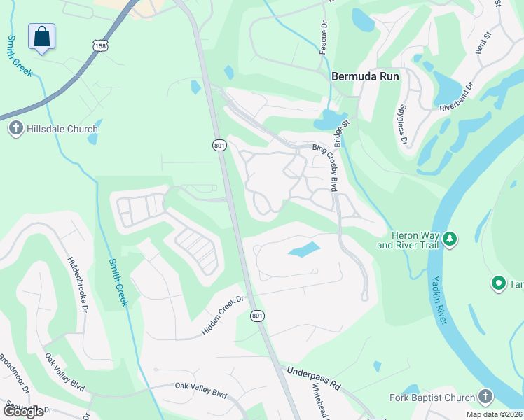 map of restaurants, bars, coffee shops, grocery stores, and more near 120 Willowbrook Place in Advance
