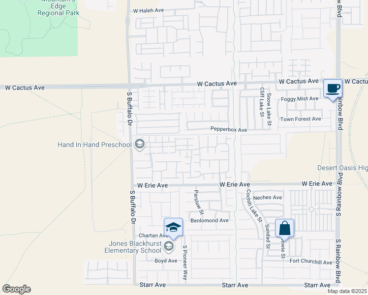 map of restaurants, bars, coffee shops, grocery stores, and more near 10755 Centerville Bay Court in Las Vegas
