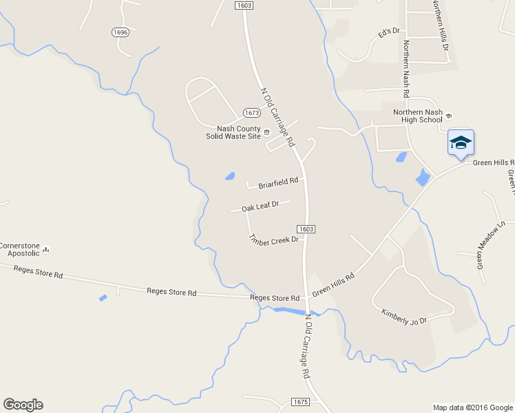 map of restaurants, bars, coffee shops, grocery stores, and more near 3172 Oak Leaf Drive in Rocky Mount