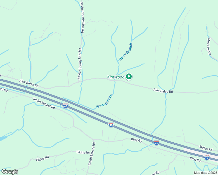 map of restaurants, bars, coffee shops, grocery stores, and more near 10304 Stiles Lane in Kodak