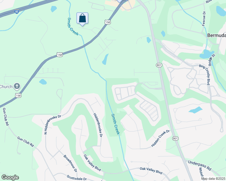 map of restaurants, bars, coffee shops, grocery stores, and more near 172 Sycamore Ridge Drive in Advance