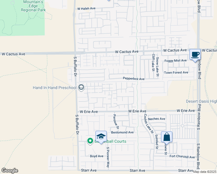 map of restaurants, bars, coffee shops, grocery stores, and more near 10739 Centerville Bay Court in Las Vegas