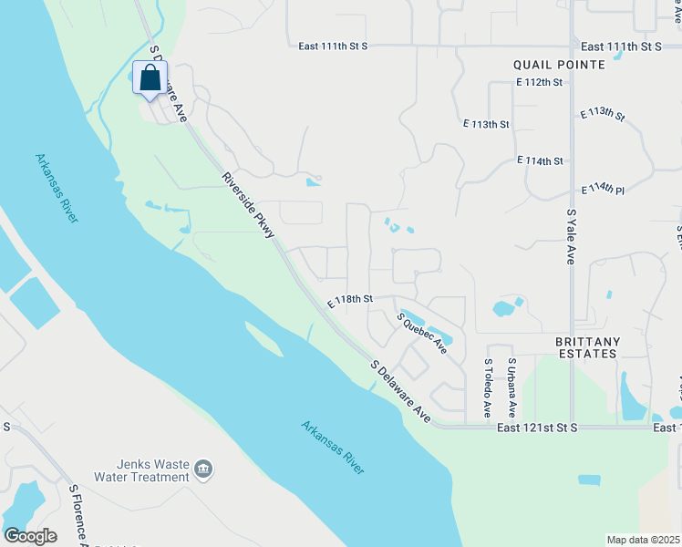 map of restaurants, bars, coffee shops, grocery stores, and more near 11701 South New Haven Avenue in Tulsa