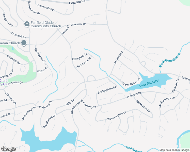 map of restaurants, bars, coffee shops, grocery stores, and more near 24 Ashford Place in Crossville