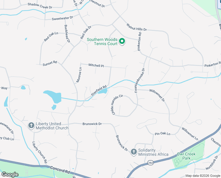 map of restaurants, bars, coffee shops, grocery stores, and more near 2217 Saint Josephs Court in Brentwood