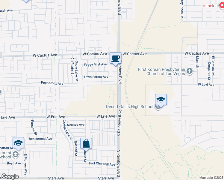 map of restaurants, bars, coffee shops, grocery stores, and more near 10733 Passion Heights Street in Las Vegas