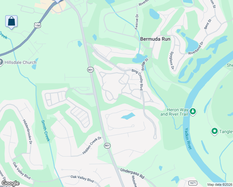 map of restaurants, bars, coffee shops, grocery stores, and more near 108 Oleander Drive in Advance