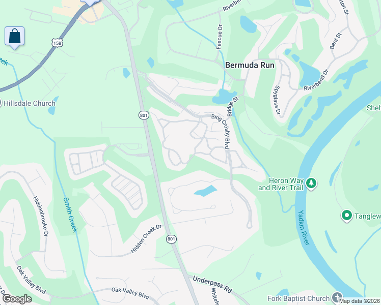 map of restaurants, bars, coffee shops, grocery stores, and more near 108 Oleander Drive in Advance
