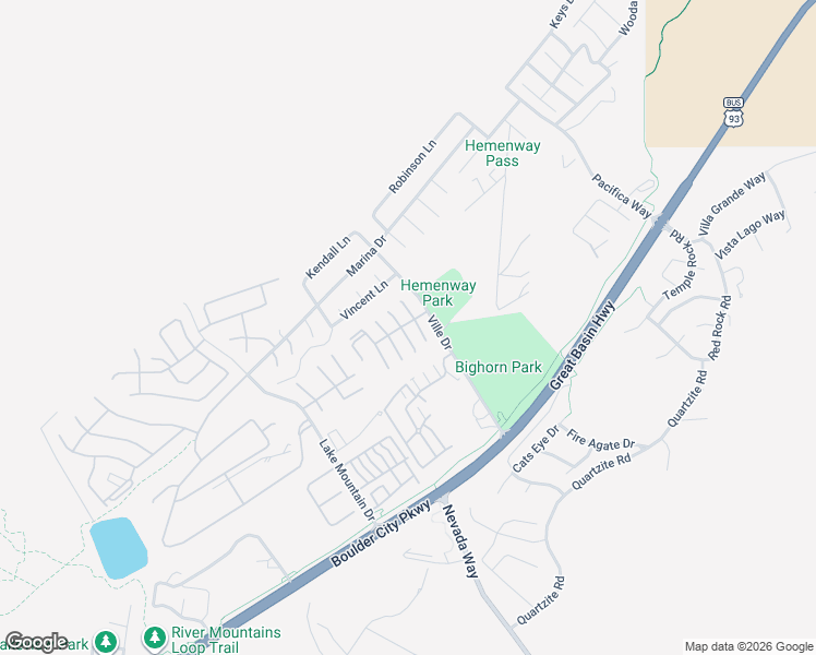 map of restaurants, bars, coffee shops, grocery stores, and more near 398 Tavernier Street in Boulder City