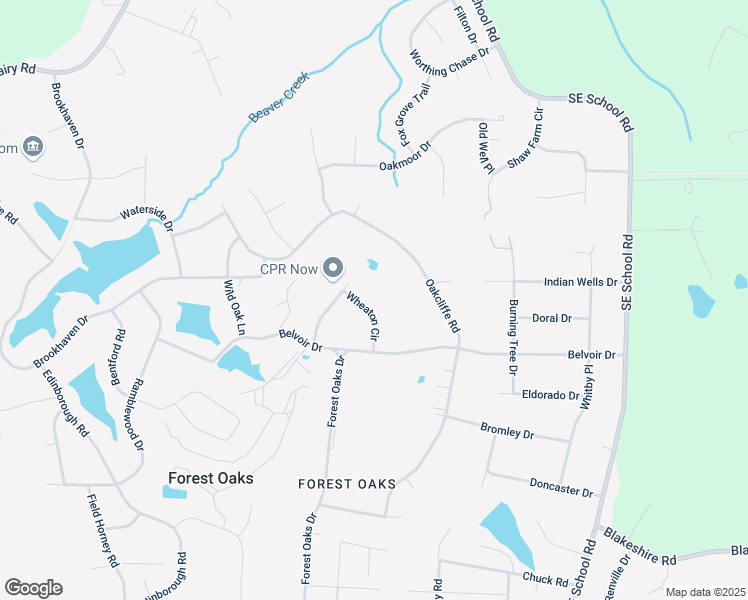 map of restaurants, bars, coffee shops, grocery stores, and more near 16 Wheaton Circle in Greensboro