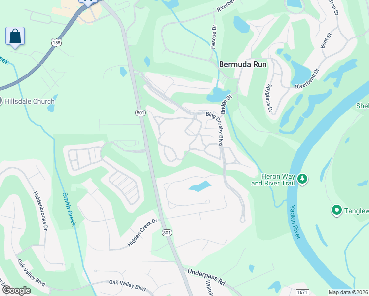 map of restaurants, bars, coffee shops, grocery stores, and more near 108 Oleander Drive in Advance