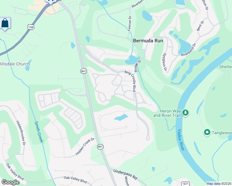 map of restaurants, bars, coffee shops, grocery stores, and more near 108 Oleander Drive in Advance