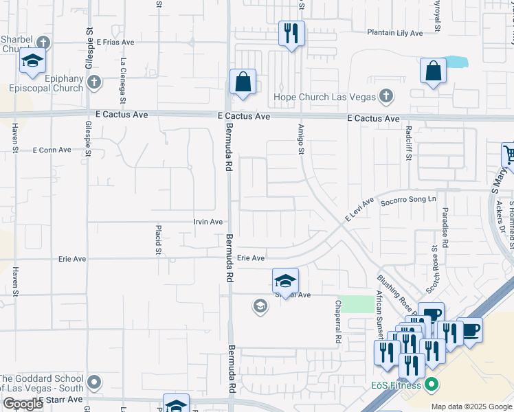 map of restaurants, bars, coffee shops, grocery stores, and more near 472 Staghorn Pass Avenue in Las Vegas