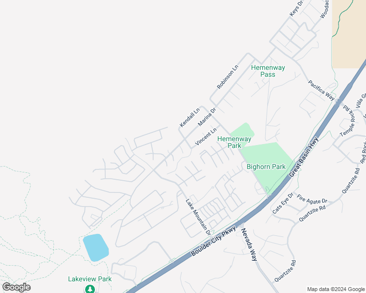 map of restaurants, bars, coffee shops, grocery stores, and more near 495 Marina Cove in Boulder City