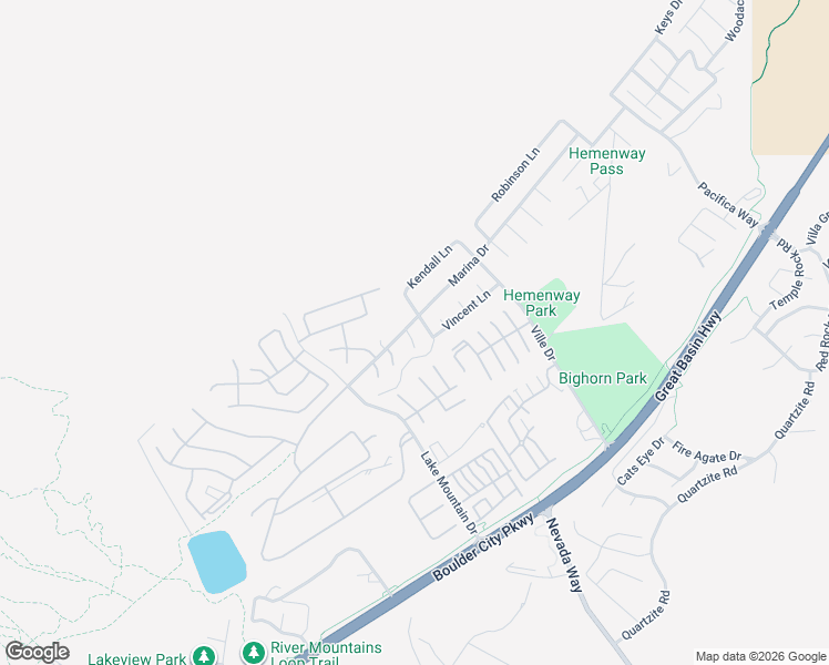 map of restaurants, bars, coffee shops, grocery stores, and more near 495 Marina Cove in Boulder City