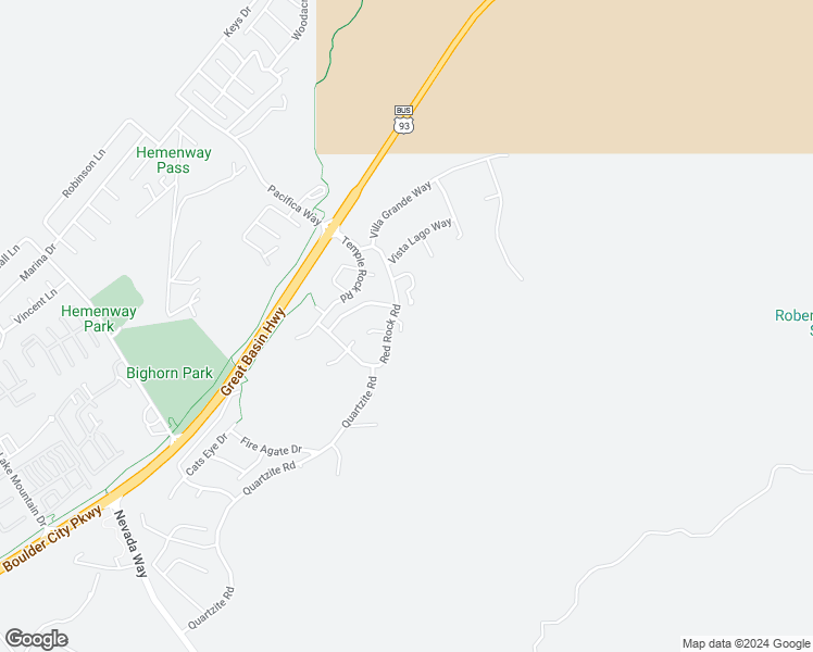 map of restaurants, bars, coffee shops, grocery stores, and more near 113 Caperna Court in Boulder City