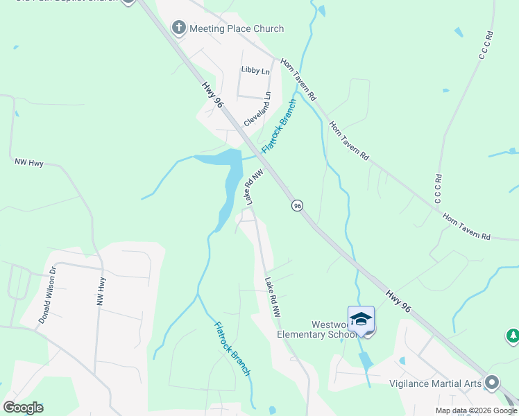 map of restaurants, bars, coffee shops, grocery stores, and more near 7119 Lake Road Northwest in Fairview