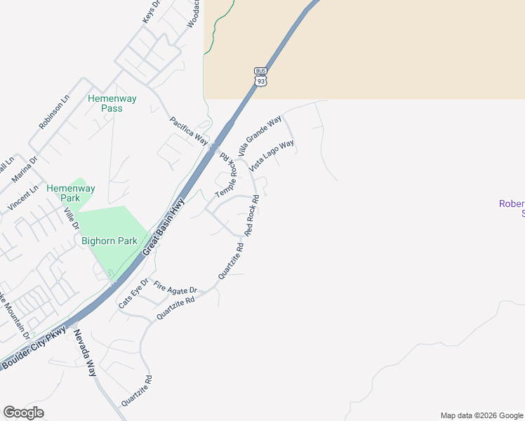 map of restaurants, bars, coffee shops, grocery stores, and more near 113 Caperna Court in Boulder City
