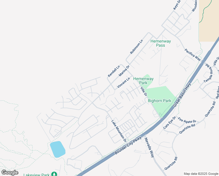 map of restaurants, bars, coffee shops, grocery stores, and more near 497 Marina Cove in Boulder City