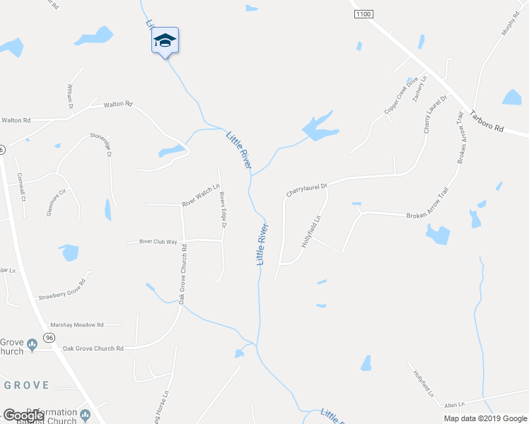 map of restaurants, bars, coffee shops, grocery stores, and more near 320 Cherrylaurel Drive in Youngsville