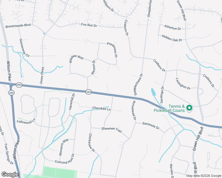 map of restaurants, bars, coffee shops, grocery stores, and more near 9210 Concord Road in Brentwood