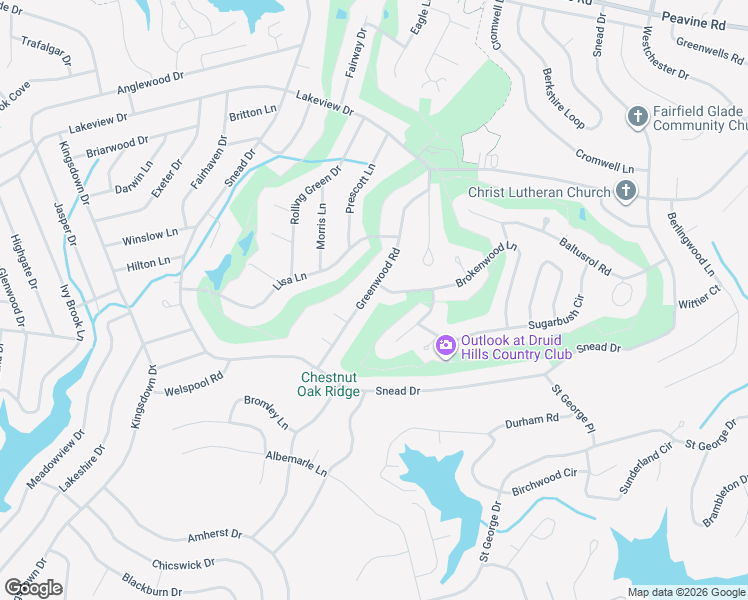 map of restaurants, bars, coffee shops, grocery stores, and more near 144 Greenwood Road in Crossville