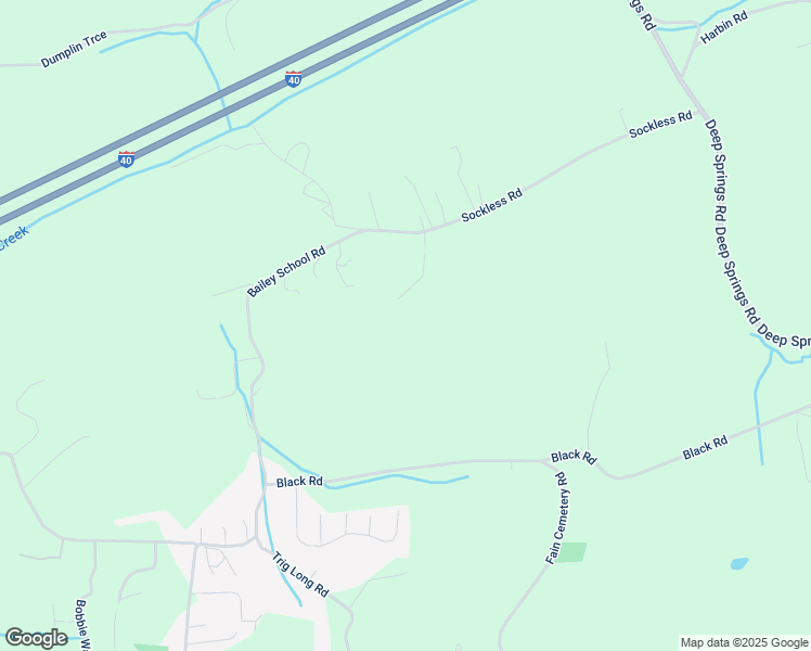 map of restaurants, bars, coffee shops, grocery stores, and more near 2036 Sockless Road in Dandridge