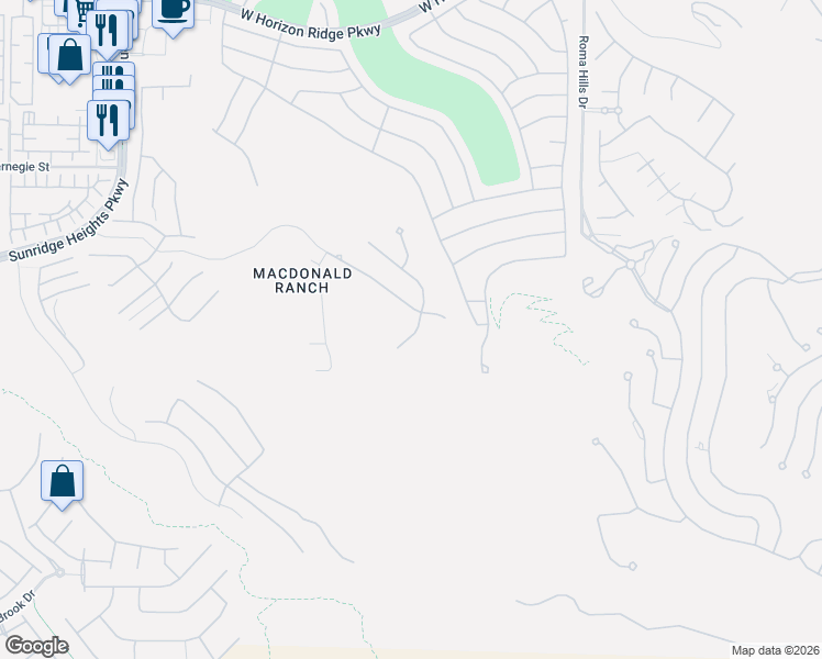 map of restaurants, bars, coffee shops, grocery stores, and more near 1917 Regal Bluff Drive in Henderson
