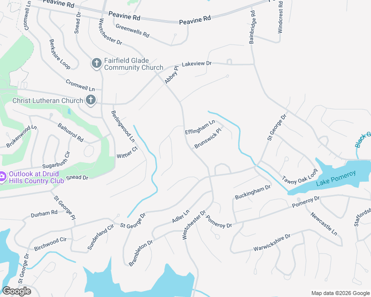 map of restaurants, bars, coffee shops, grocery stores, and more near 248 Westchester Drive in Crossville